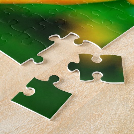 Vloeibare Tulp-bloemen op een vloer Legpuzzel (Zijkant)