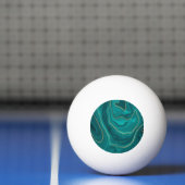 vloeibare turquoise-achtergrond pingpongbal (Net)