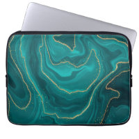vloeibare turquoise marmer met gouden achtergrond