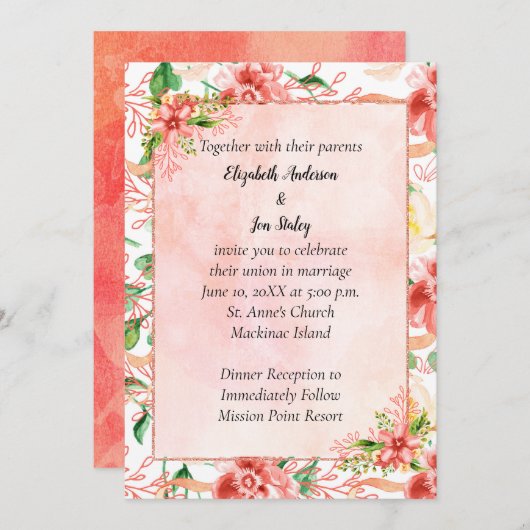 Vloeibare uitnodiging tot het branden van Bright k (Voorkant / Achterkant)