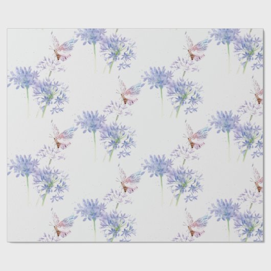 Vloeibare vacht van vlinderbloemigen cadeaupapier (Vlak)