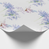 Vloeibare vacht van vlinderbloemigen cadeaupapier (Hoek)