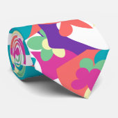 Vloeibare ventilatorkracht Flora Fun Bold 70 s Ret Stropdas (Opgerold)