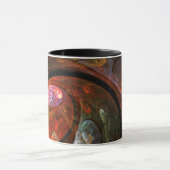 Vloeibare verbinding Abstracte koffie-Mok Mok (Midden)