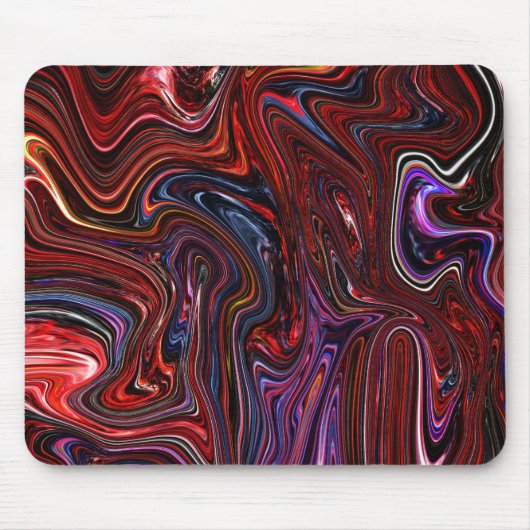 Vloeibare verf abstract muismat (Voorkant)
