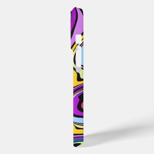 Vloeibare verf Marbling Effect iPhone Hoesje (Achterkant / Links)