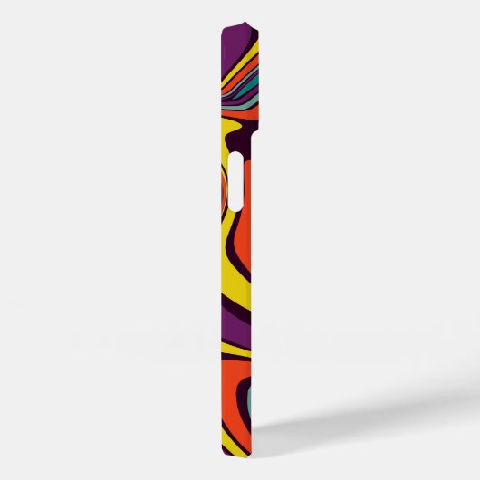 Vloeibare verf Marbling Effect iPhone Hoesje (Achterkant / Rechts)