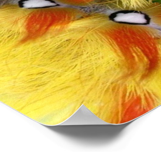 Vloeibare vlinder poster (Hoek)