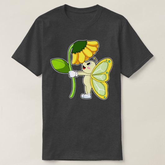 Vloeibare vlinder t-shirt (Design voorkant)