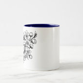 Vloeibare vlinder tweekleurige koffiemok (Center)