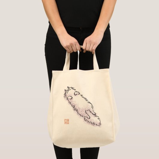 Vloeibare vloer tote bag (Voorkant (product))