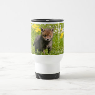 Vloeibare vocht Rood vosskub Wilde baby Thermocup Reisbeker