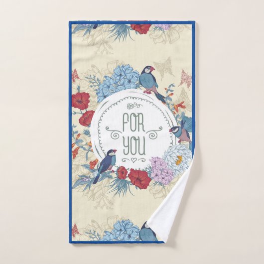 Vloeibare vogelpest Vloerbaars hydrangea bluebell Handdoek (Handdoek)