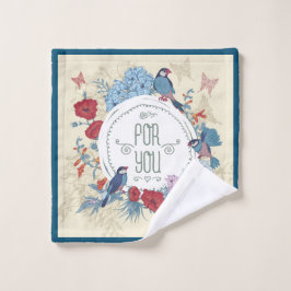 Vloeibare vogelpest Vloerbaars hydrangea bluebell Washandje