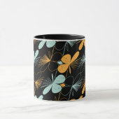 Vloeibare vormen naadloos patroon mok (Midden)