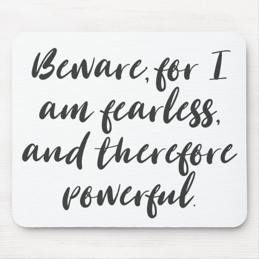 Vloeibare vrouwenprijsopgave in moderne Script-typ Muismat (Voorkant)