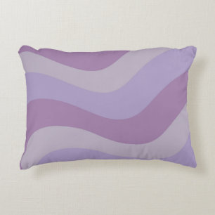 Vloeibare werveling Paarse stroom Groovy Stripe Y2 Accent Kussen