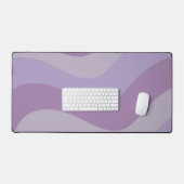 Vloeibare werveling Paarse stroom Groovy Stripe Y2 Bureaumat (Keyboard & Muis)