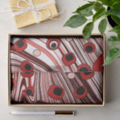 Vloeibare wervelkolom (Groovy en Wavy Retro) Tissuepapier (Geschenk)