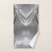 Vloeibare zilveren digitale print 2 bad handdoek (Handdoek)