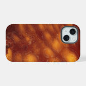 Vloeibare Zonsondergang iPhone 15 Case (Achterkant horizontaal)