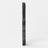 Vloeibare Zwart Grijs Wit Agate Glitter Droom #2 Case-Mate iPhone Case (Achterkant/links)