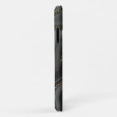 Vloeibare zwarte grijze witte glitterdromen #2 Case-Mate iPhone case (Achterkant/rechts)