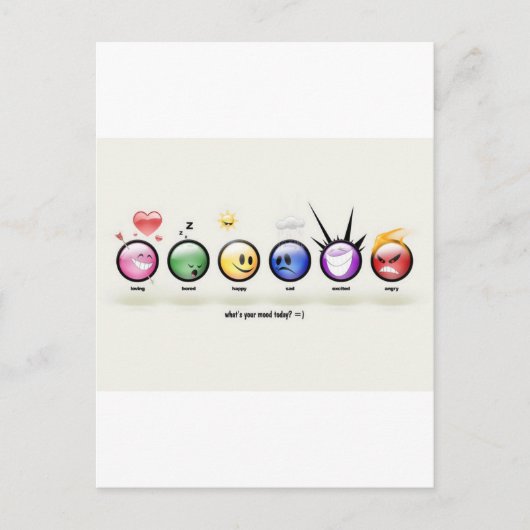 vloeien briefkaart (Voorkant)