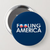 VLOEIEN VAN AMERIKA RONDE BUTTON 4,0 CM (Voorkant /achterkant)