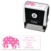 Vloeiend aanspreekadres zelfinkend stempel (In situ)