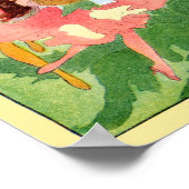 Vloeiend afspelen Poster afdrukken (Hoek)