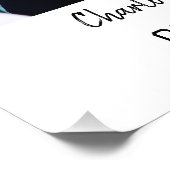 Vloeiend Afstuderen Moderne fotograaf Welkomstteke Foto Afdruk (Hoek)