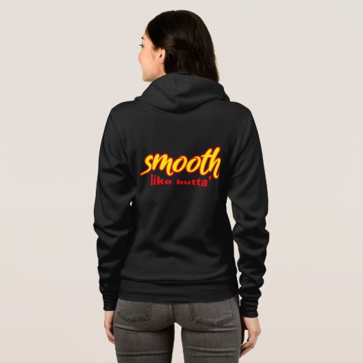 Vloeiend als Butta’ Hoodie (Achterkant volledig)