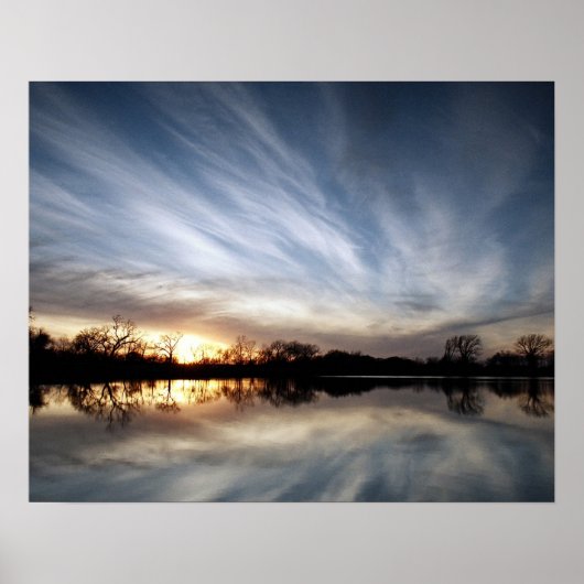 Vloeiend als glas poster (Voorkant)