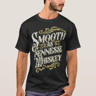 Vloeiend als Tennessee Whiskey Drinker Tennessee W T-shirt