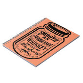 Vloeiend als Tennessee Whiskey Shine Mason Jar Notitieboek (Linkerzijde)
