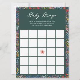 Vloeiend Baby shower Bingo Game Kaart