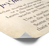 Vloeiend Baby shower Doordrukbord voor damesgame Poster (Hoek)