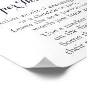 Vloeiend Baby shower Doordrukbord voor damesgame Poster (Hoek)