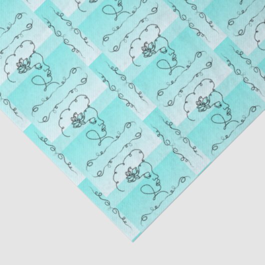 vloeiend beauty aqua tissue papier (Detail)