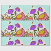 Vloeiend beemdoverschrijfpapier cadeaupapier (Vlak)