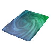 Vloeiend blauw en groene kleur Mix Vortex Badmat (Gekanteld)
