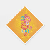 Vloeiend bloemenpapier Napkins Servet (Hoek)