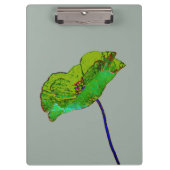 Vloeiend bloemig ontwerp klembord (Voorkant)