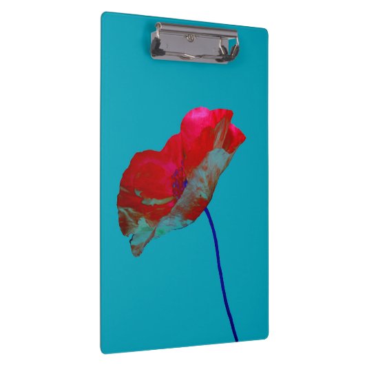 Vloeiend bloemig ontwerp klembord (Rechts)