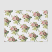 Vloeiend Bouquet Pattern Tissuepapier (Voorkant)