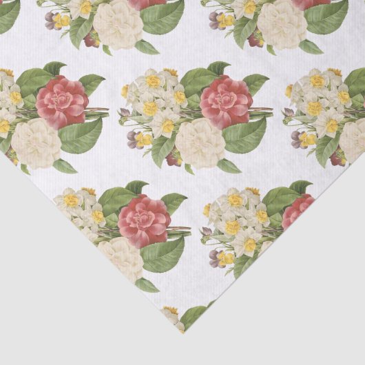 Vloeiend Bouquet Pattern Tissuepapier (Detail)