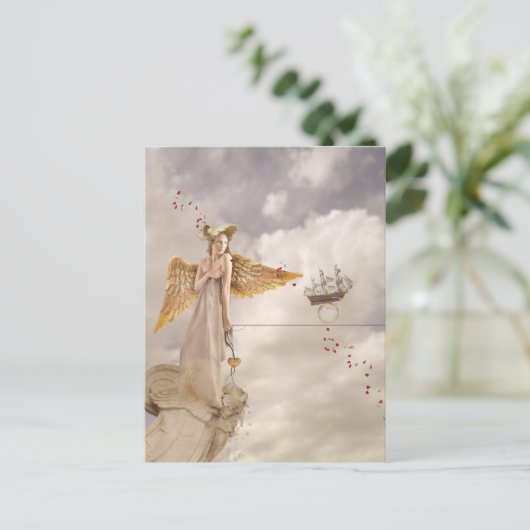 Vloeiend Briefkaart (Staand voorkant)