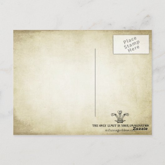 Vloeiend Briefkaart (Achterkant)