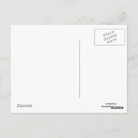 vloeiend briefkaart (Achterkant)